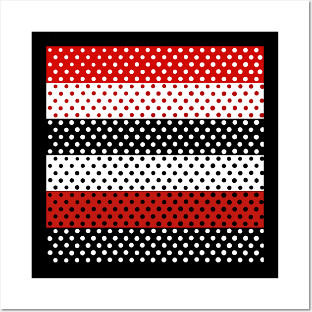 The Indecisive Polkadot Pattern Wall Art by ArtAndBliss